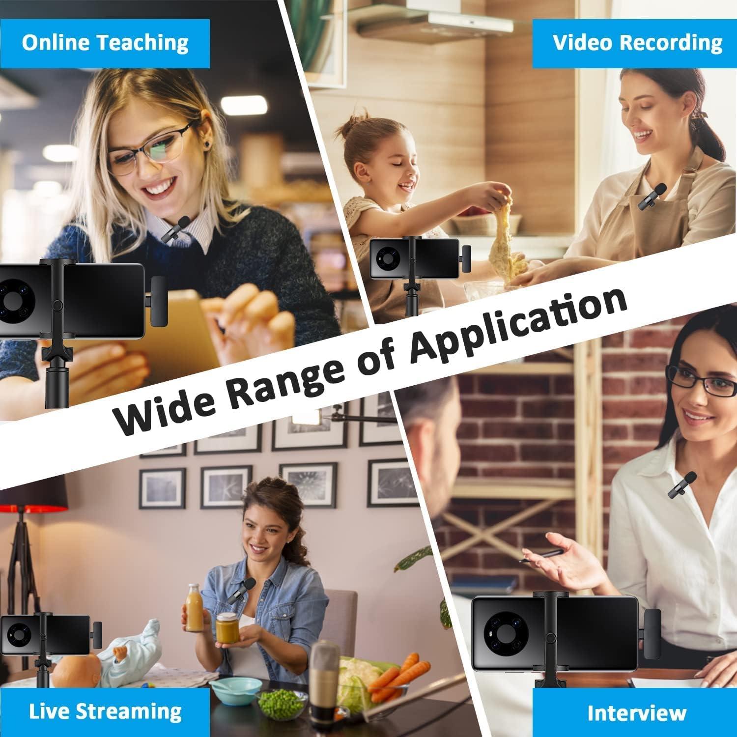 Micrófono Lavalier Inalámbrico MAYBESTA WM150 para iPhone 15