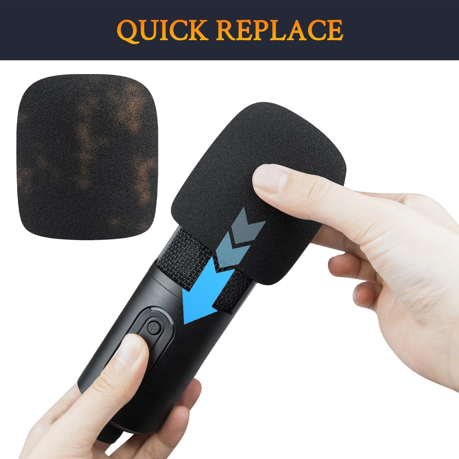 Filtros Pop SOULWIT para Micrófonos ATR2500X-USB - Negro