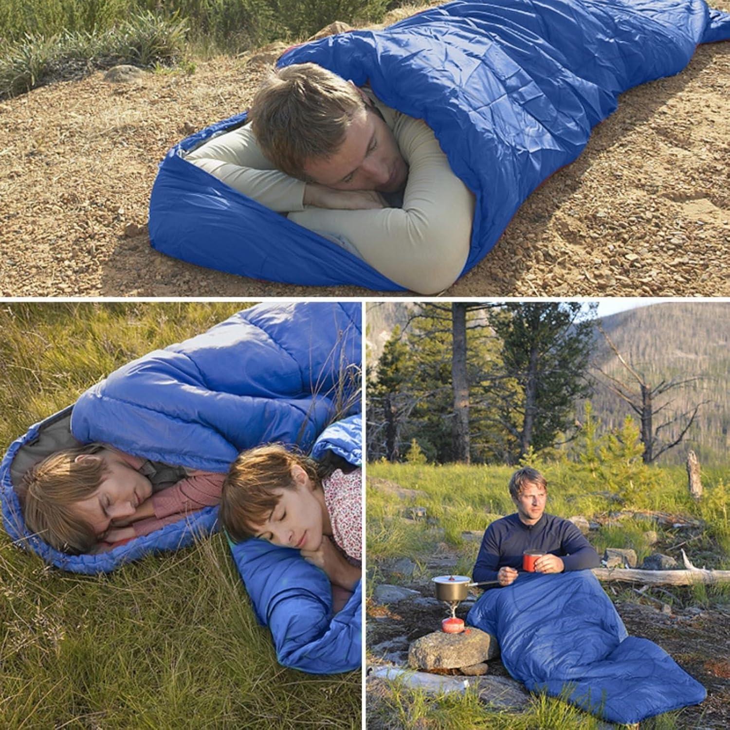 Saco de dormir PEAKTREND 3 estaciones impermeable 210x150cm