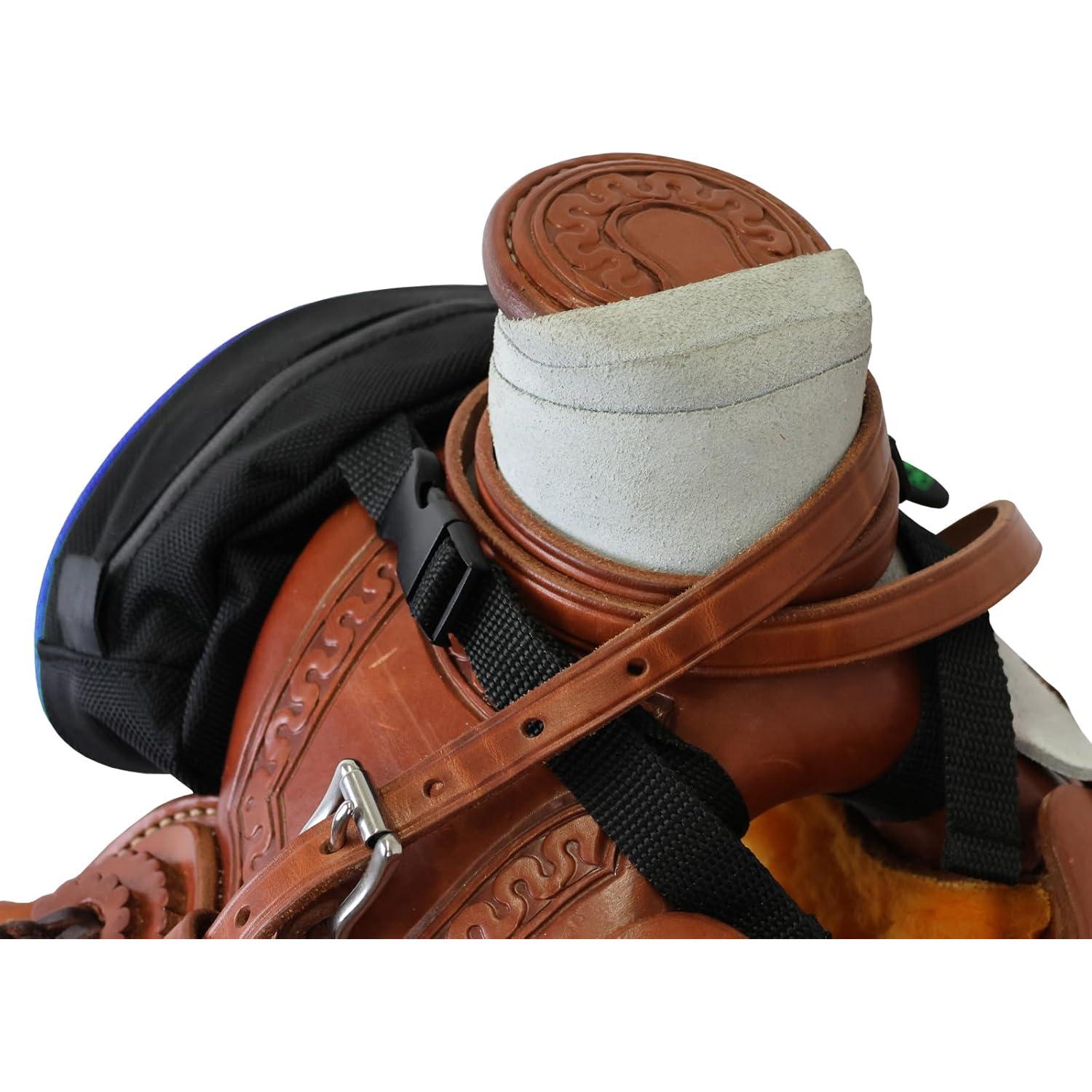 Bolsa de Silla TrailMax 500 para Montar a Caballo - Negro