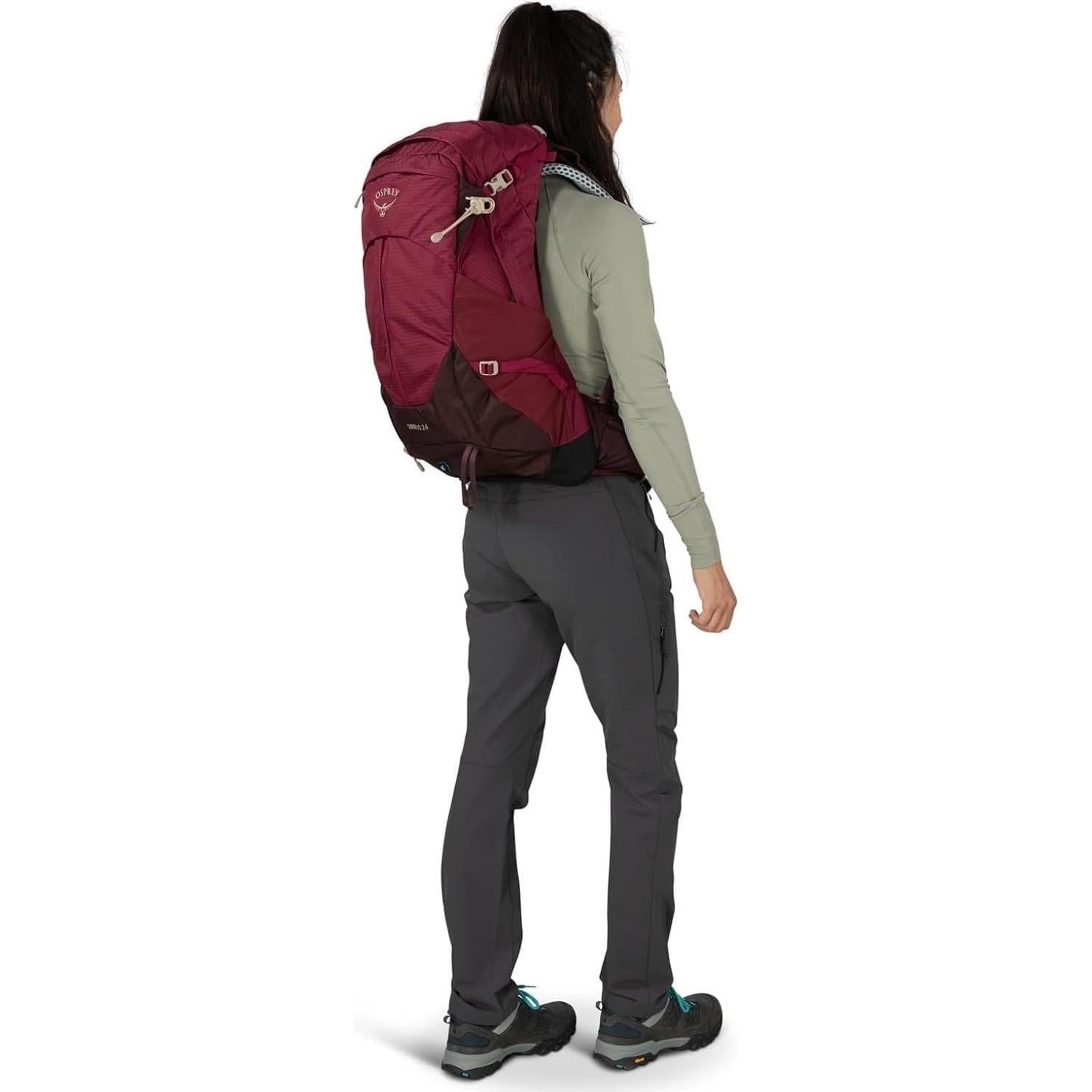 Mochila de senderismo Osprey Sirrus 24L para mujeres - Púrpura