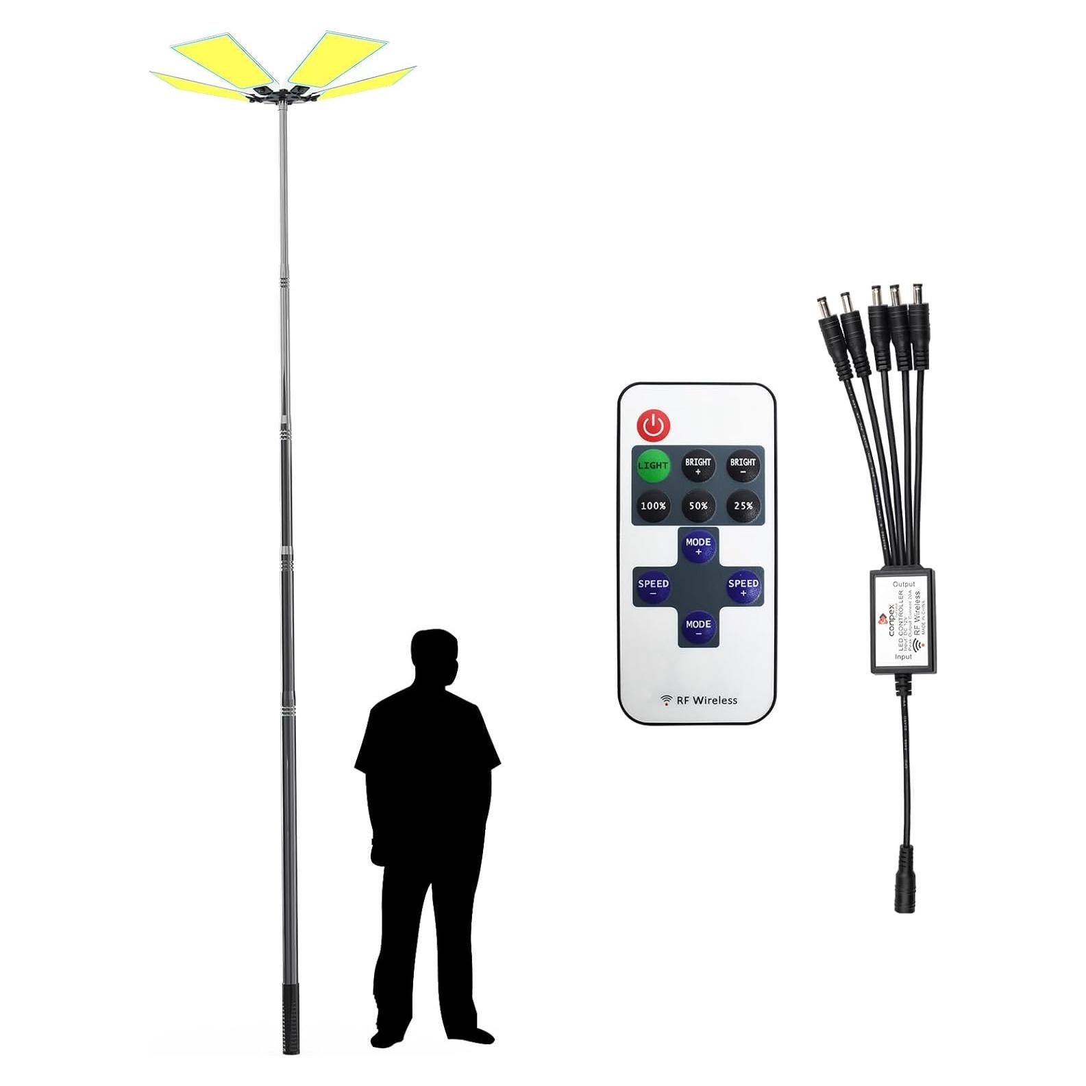 Luz de Camping Telescópica CONPEX 30000 Lúmenes LED IP67