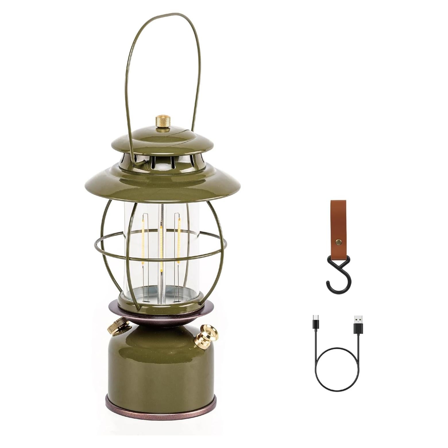 Linterna de Camping LED Vintage BANTUAN 6800mAh Regulable