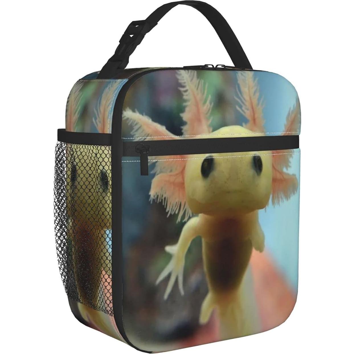 Bolsa de Almuerzo Aislante Yilad Axolotl 26x21x11 cm