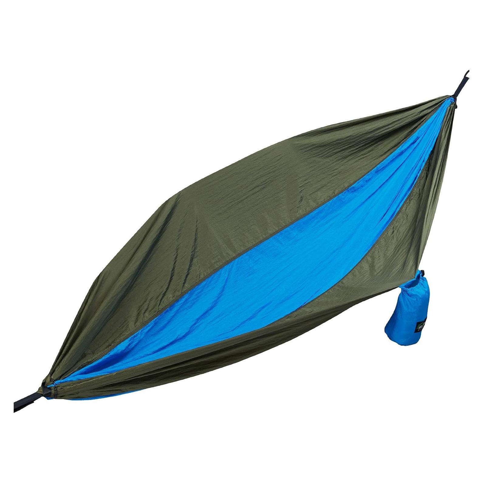 Hamaca de Camping para 2 Personas Black Mountain 2.87m Azul/Oliva