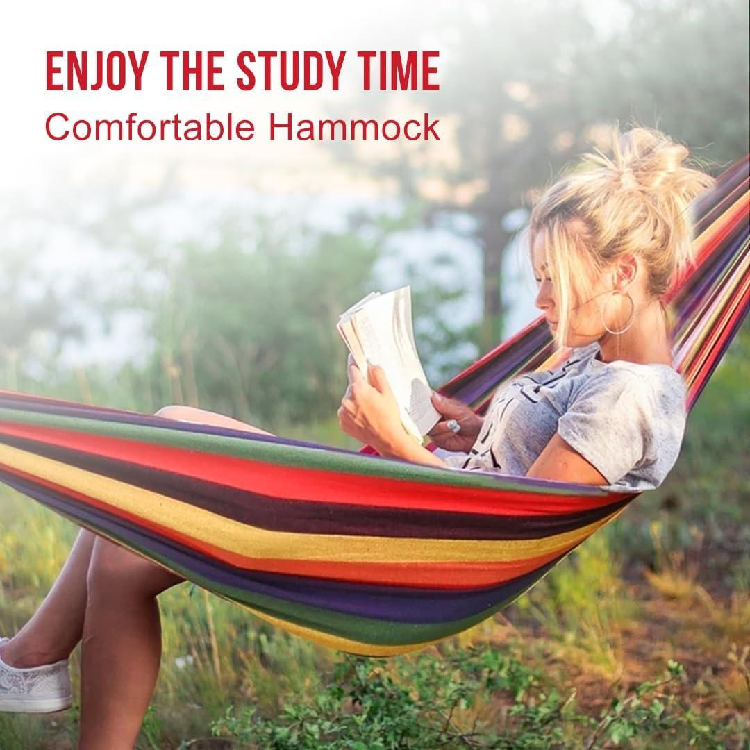 Hamaca de Camping Aran Co Ultra-Ligera 508x203cm Rojo