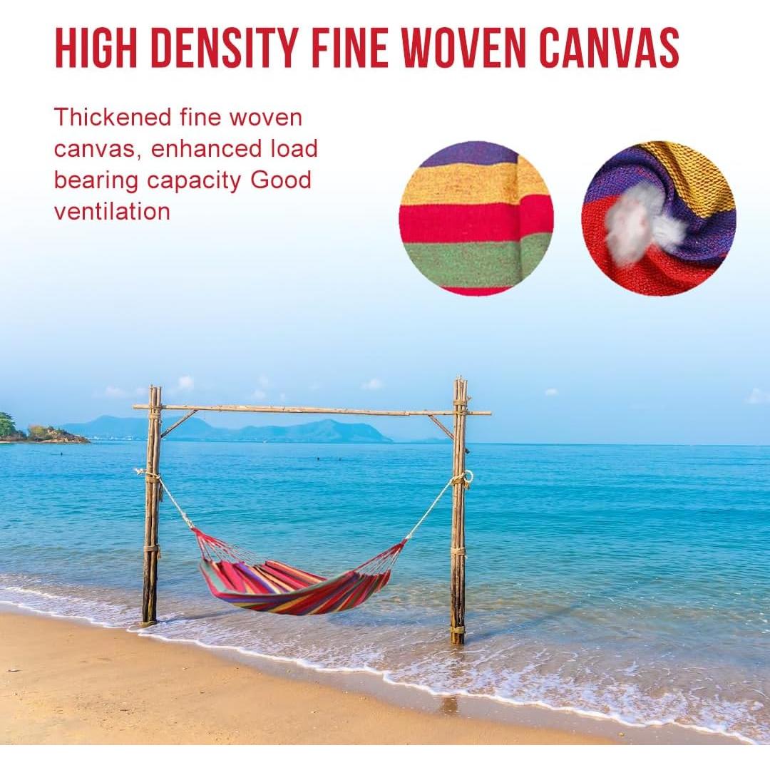 Hamaca de Camping Aran Co Ultra-Ligera 508x203cm Rojo