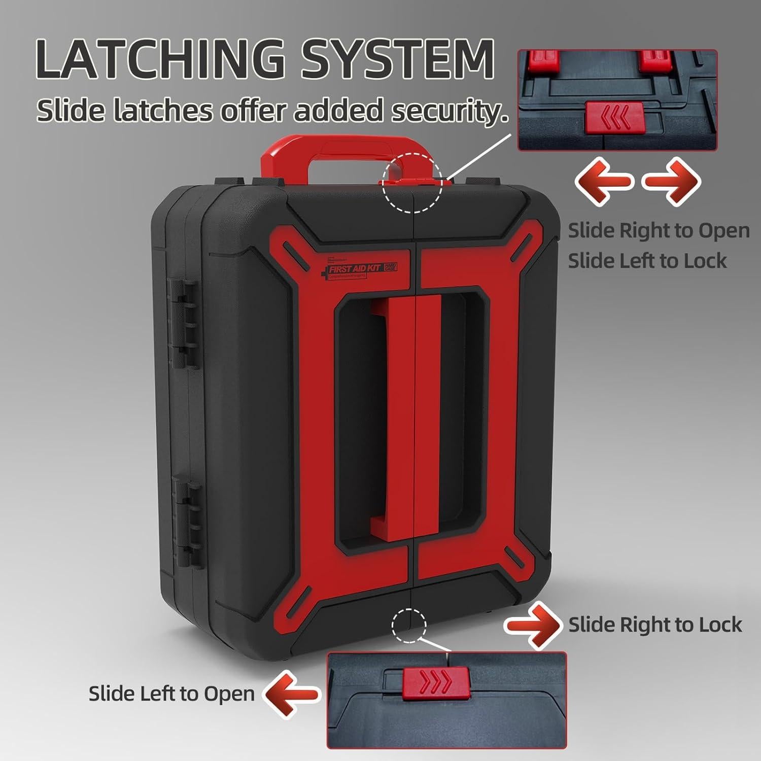 Kit de Primeros Auxilios Homestockplus 408 Pcs Estuche Duro