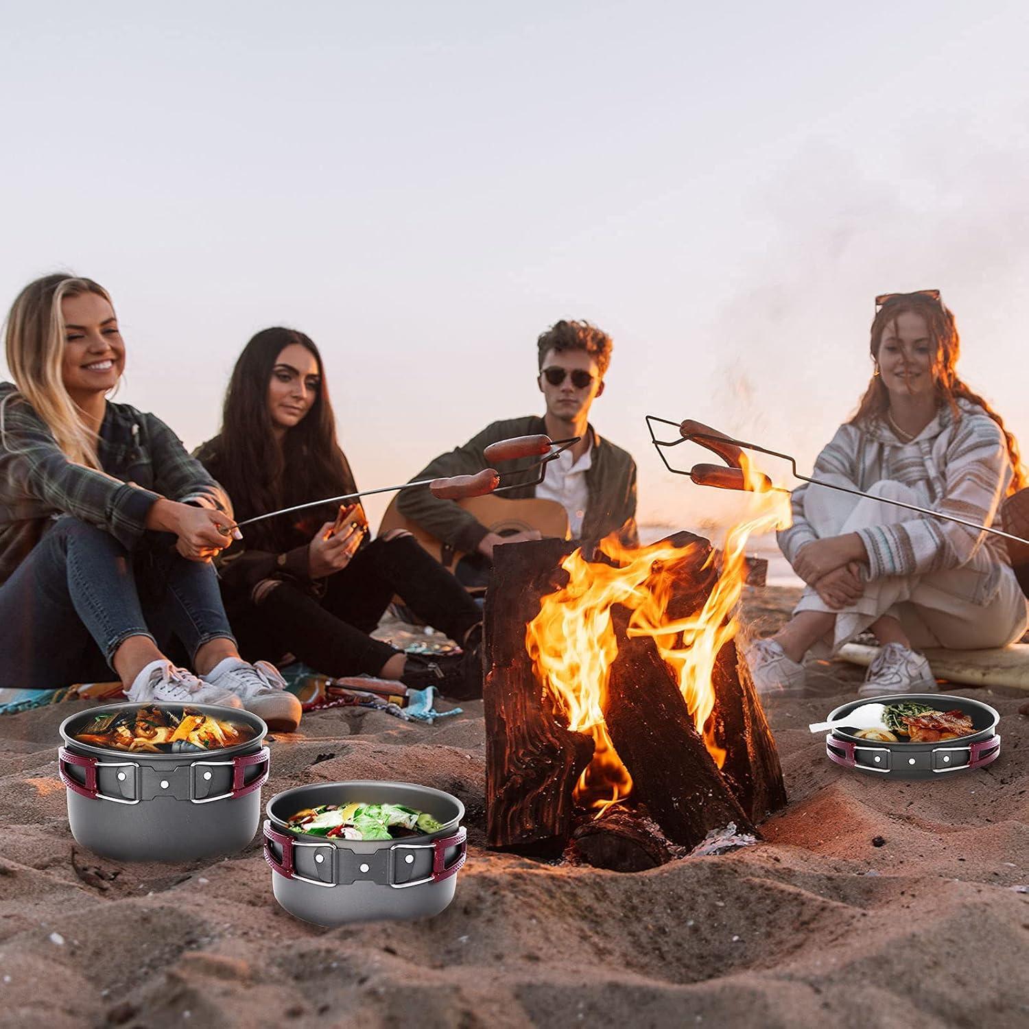 Juego de Utensilios de Cocina para Camping KingCamp 17 Piezas