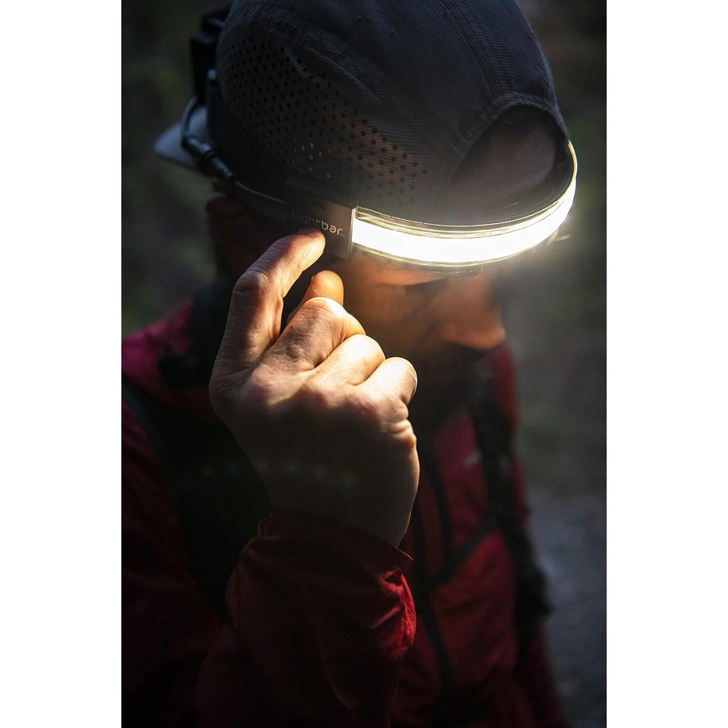 Linterna Frontal LED Lightbar 300 Lúmenes Resistente al Agua