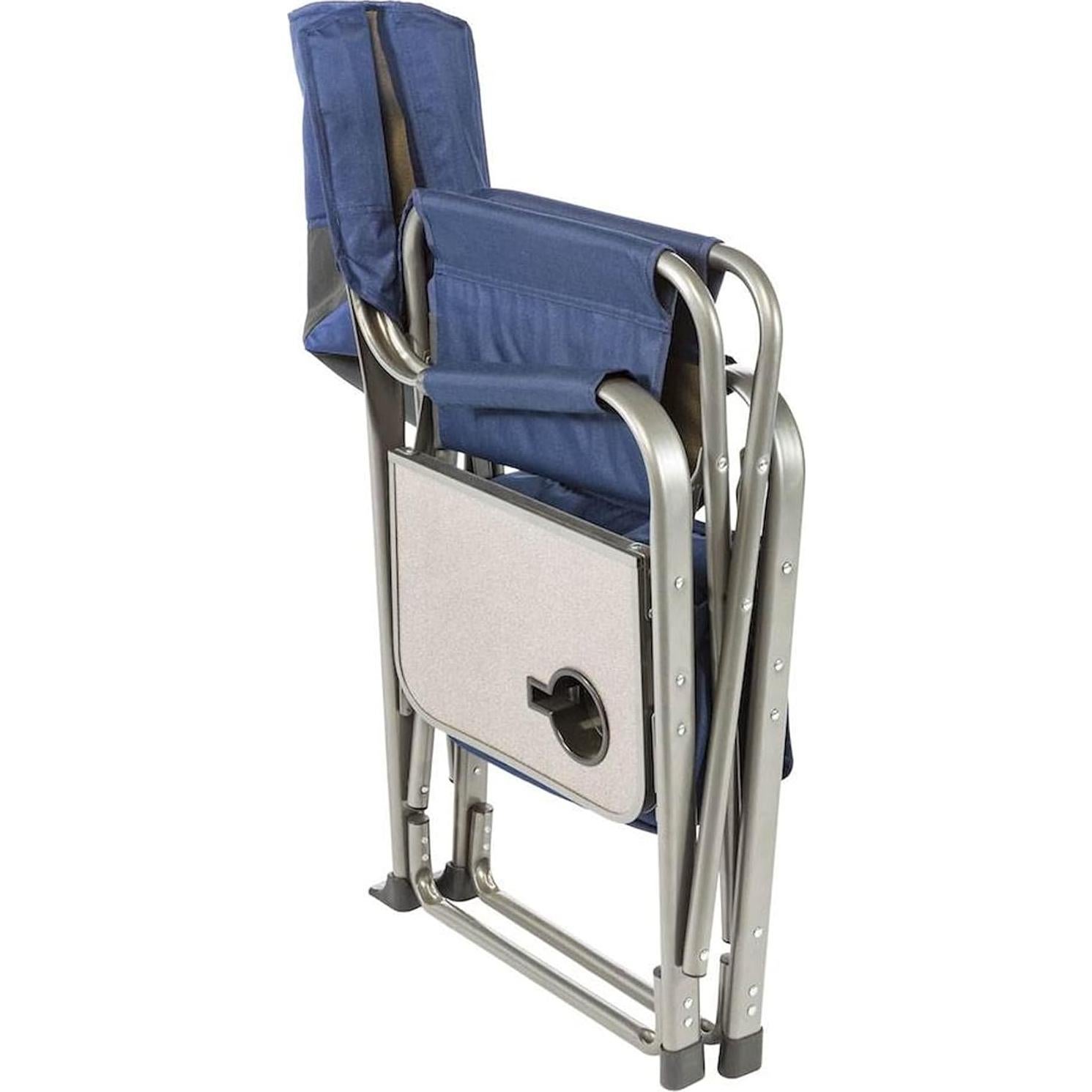 Silla de Director Plegable Kamp-Rite con Cooler y Mesa Azul