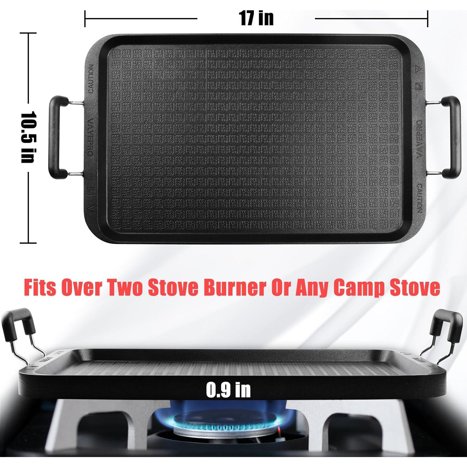 Plancha Plana Vayepro 43 cm Antiadherente para Estufa