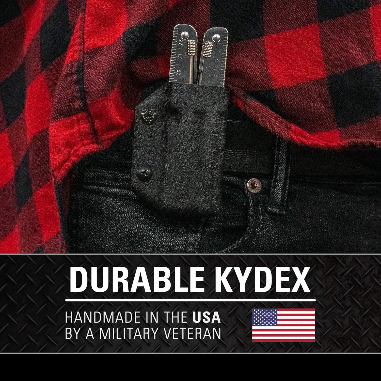 Funda Kydex Clip & Carry para Victorinox Swisstool - Negro