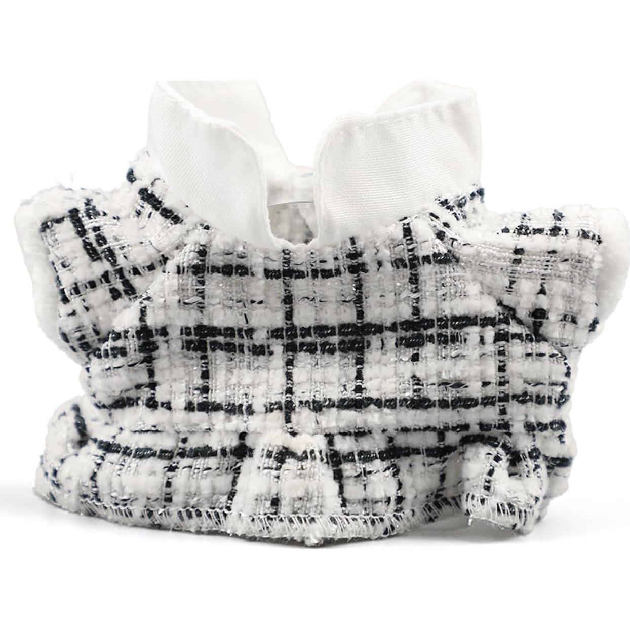 Conjunto de Ropa para Muñecas Labubu 17cm - Atuendo Blanco Chic