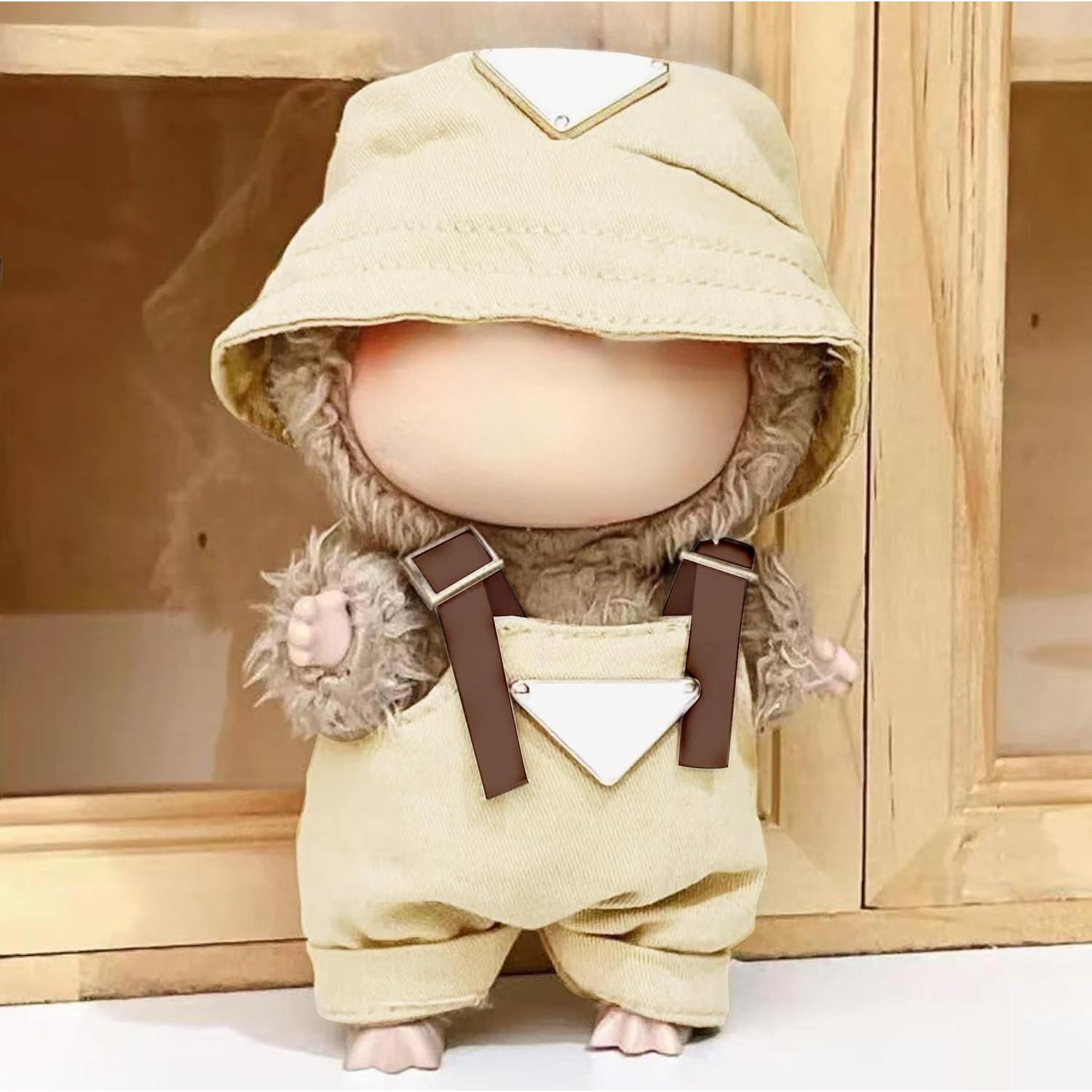 Conjunto de Ropa de Muñeca Caqui ORORANY 15-17 cm con Sombrero