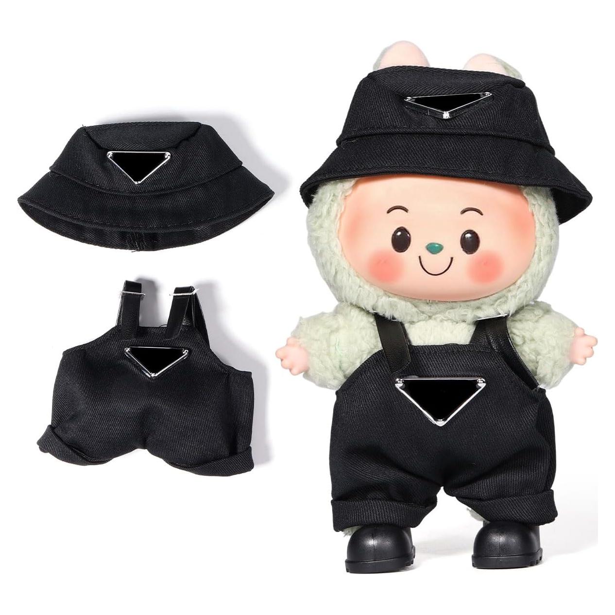 Conjunto de ropa para muñeca AICase 17cm - Traje negro