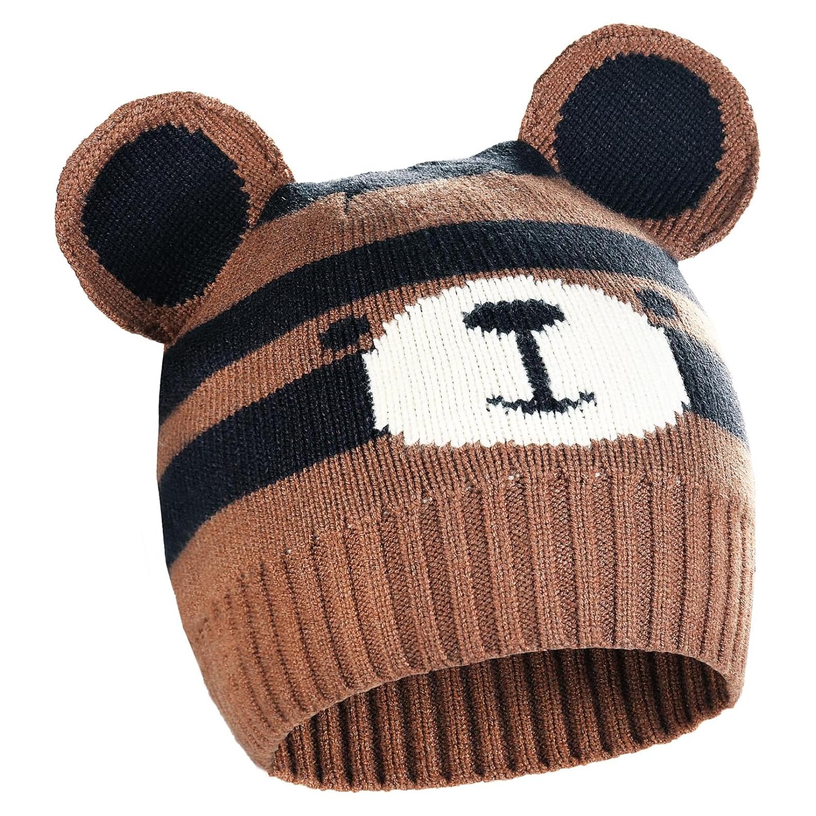 Gorro de Punto para Niños Catalonia - Diseño Oso - Talla Única