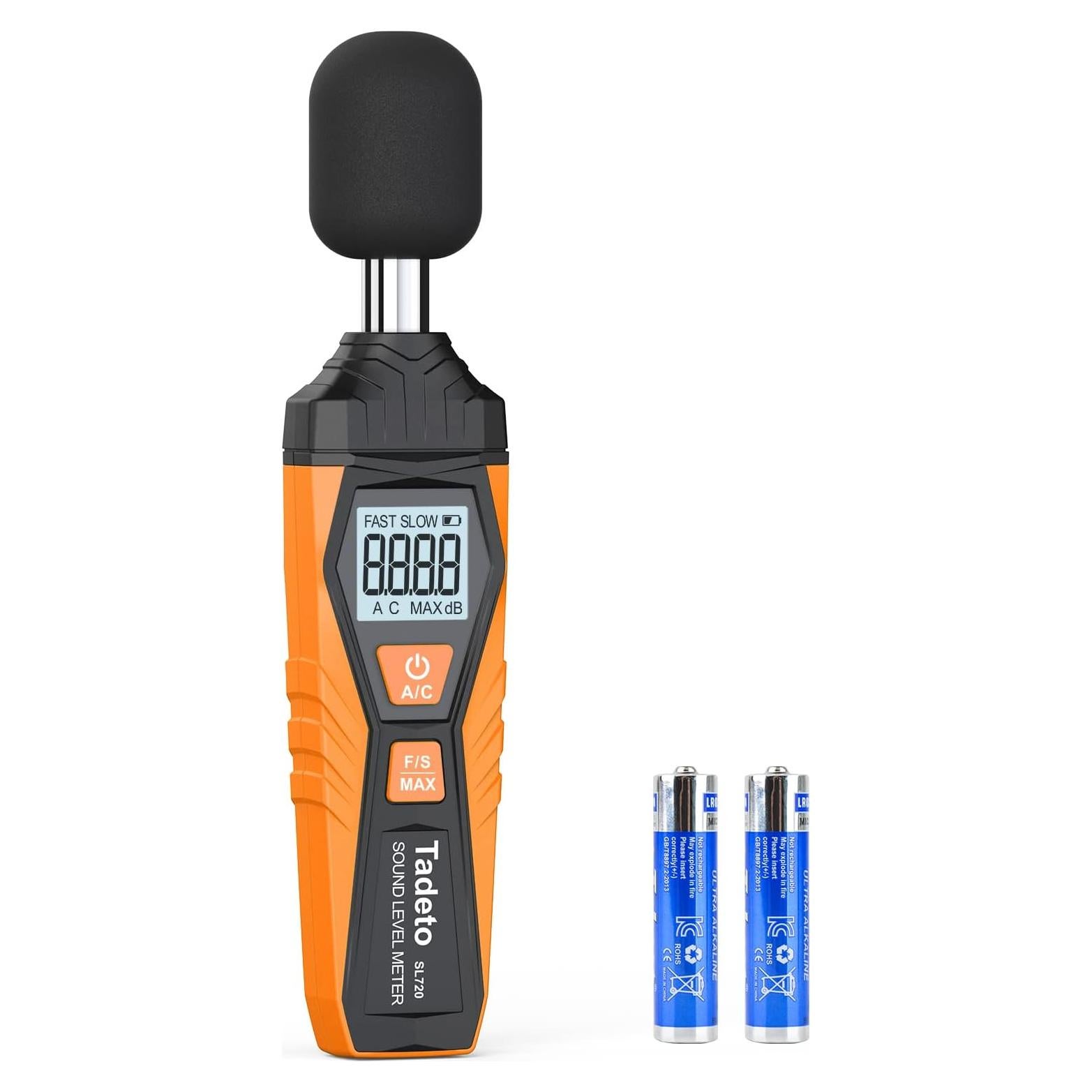 Medidor de Decibelios Digital Tadeto SL720 30-130dB Portátil