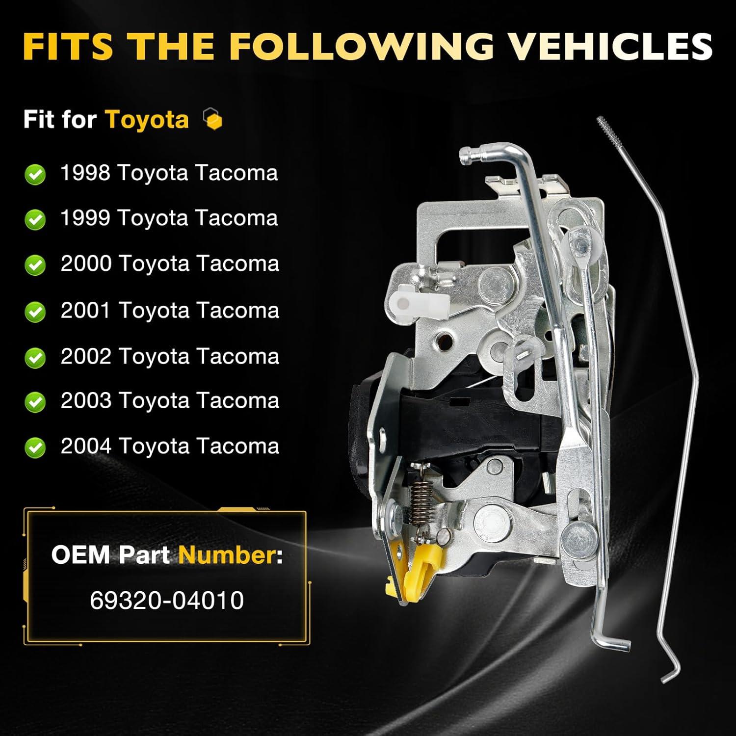 Actuador de Pestillo de Puerta Delantera Izquierda Gledewen para Toyota Tacoma 1998-2004
