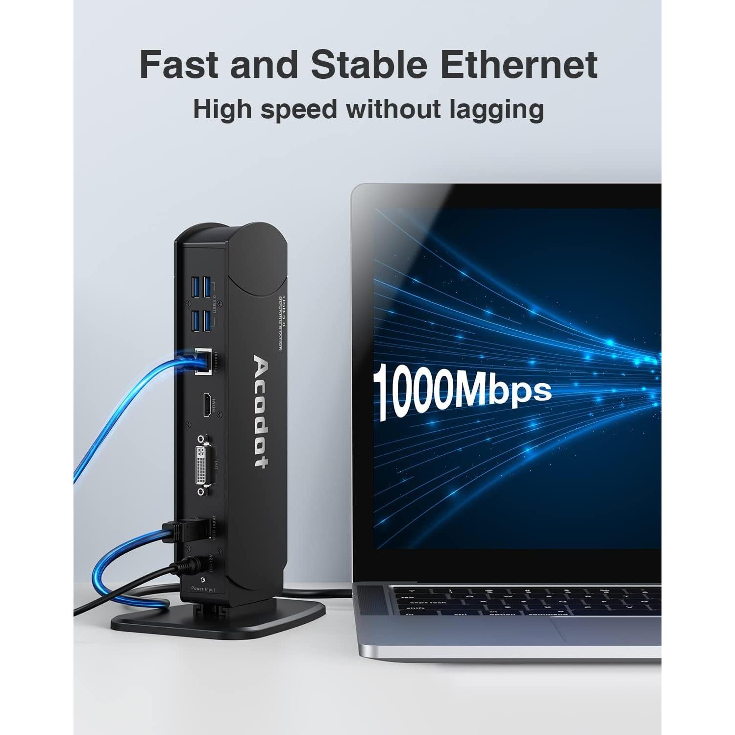 Estación de Acoplamiento USB 13 en 1 Acodot para Laptop