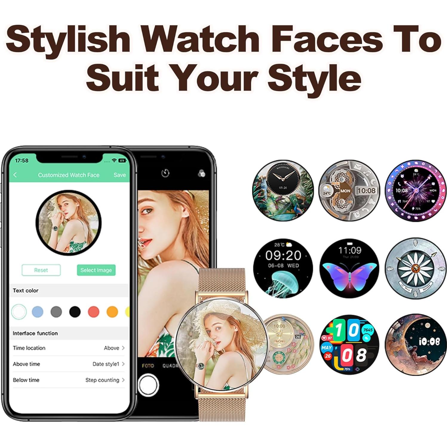 Reloj Inteligente para Mujeres XRXT SF20250615B0F2MKHBNK 41mm AMOLED