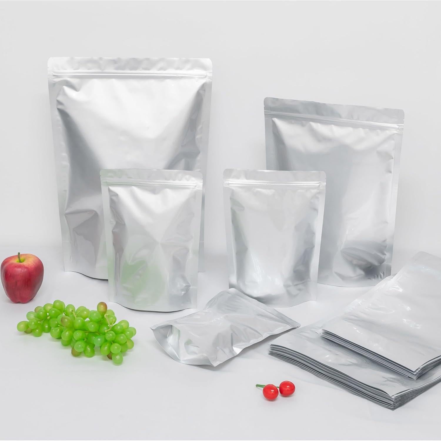 Bolsas Mylar 1 Galón 100PCS Cloudslucky 35.6x25.9cm Reutilizables