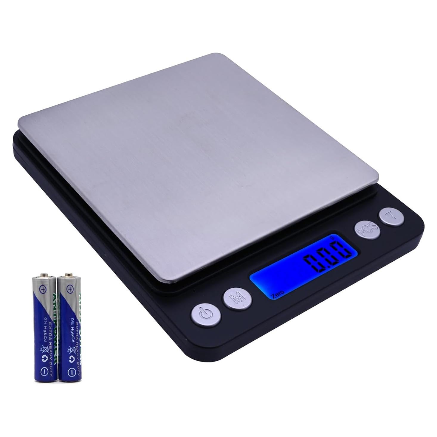 Báscula Digital de Gramos Barlunbee I2000BK500 500g 0.01g Negra