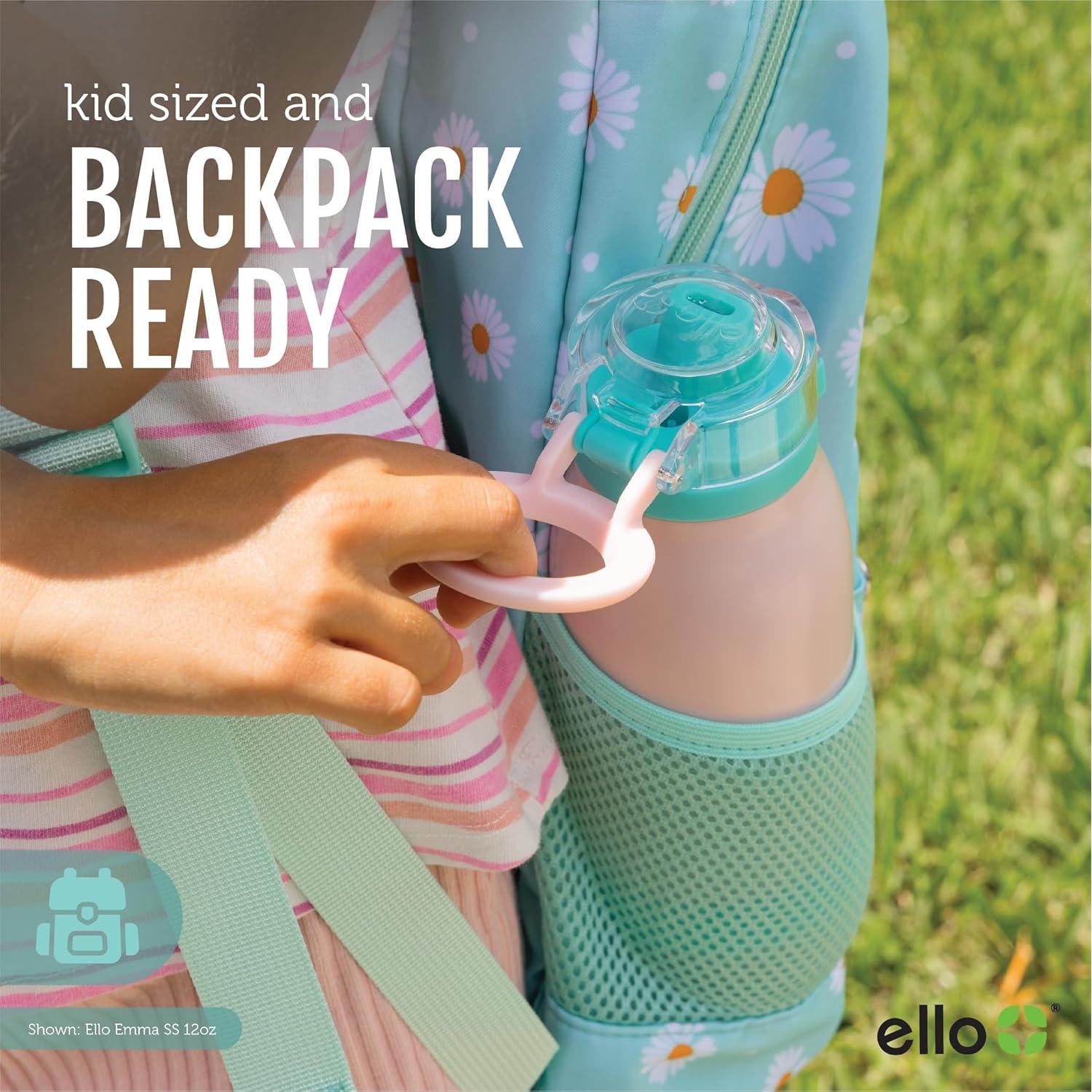 Botella de Agua Infantil Ello 414ml Acero Inoxidable Aislante
