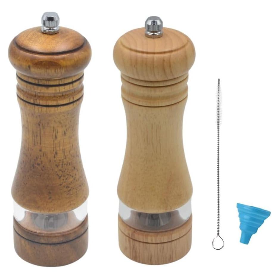 Juego de Molinillos de Sal y Pimienta MASALACO 16.5 cm Manual