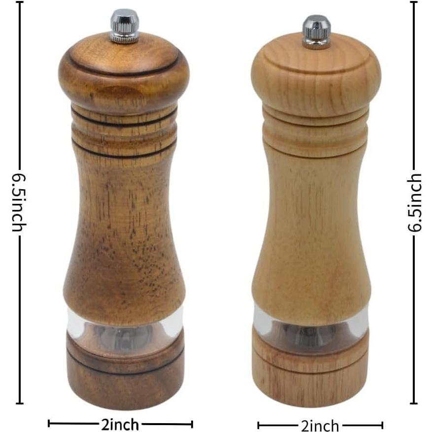 Juego de Molinillos de Sal y Pimienta MASALACO 16.5 cm Manual