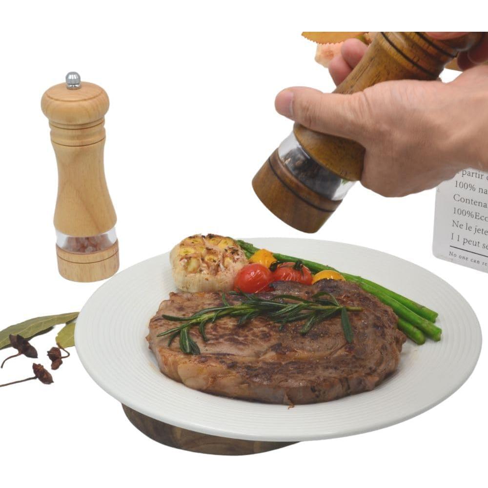 Juego de Molinillos de Sal y Pimienta MASALACO 16.5 cm Manual