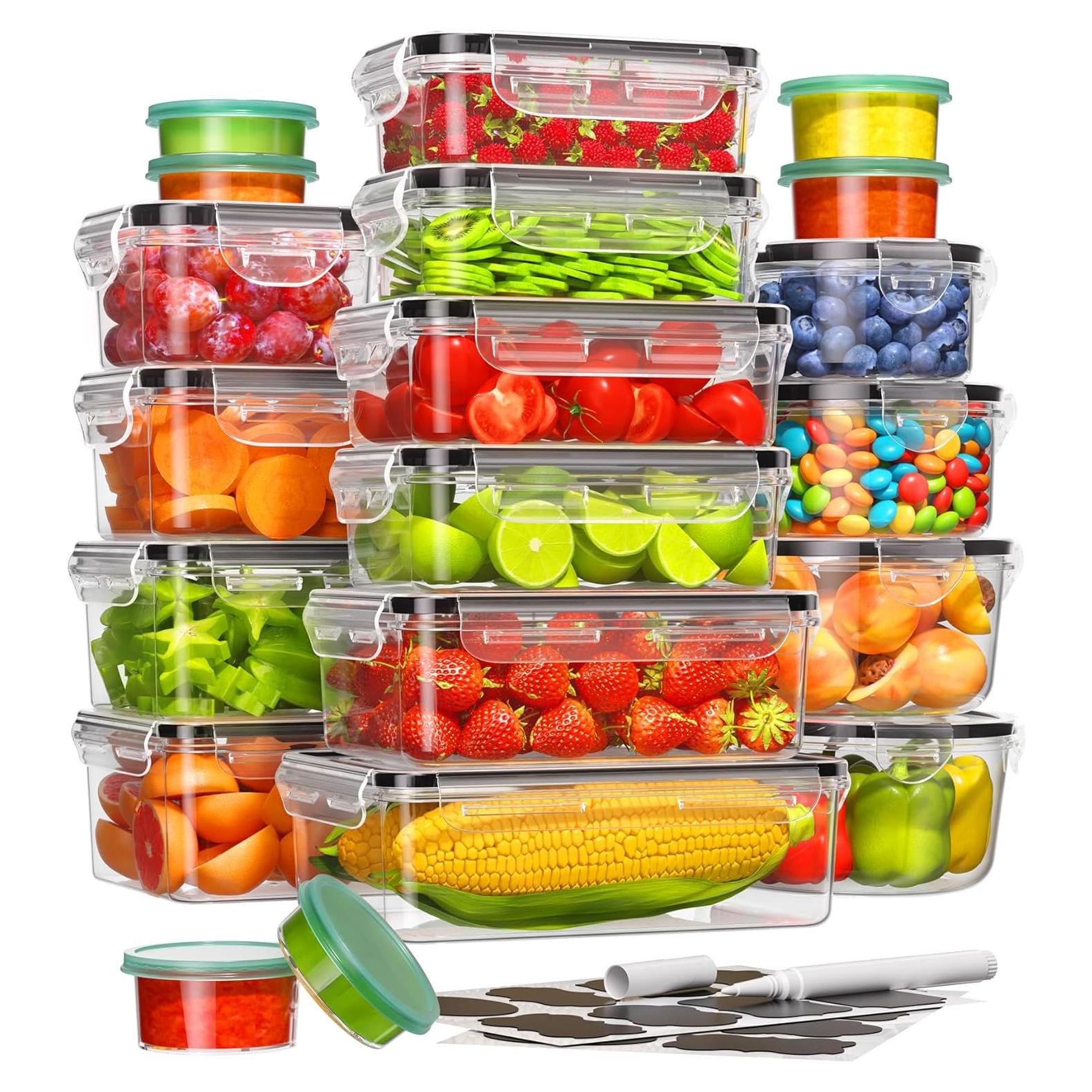 Juego de Contenedores de Alimentos Canfanni 40 Piezas Sin BPA