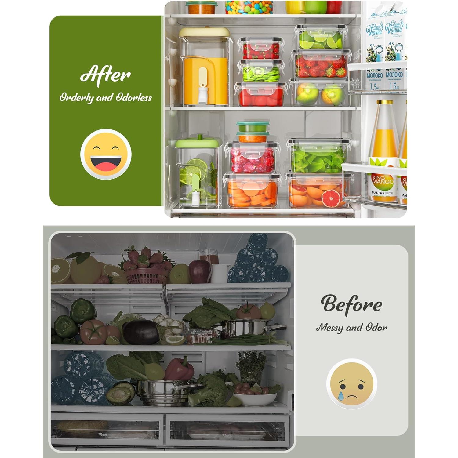 Juego de Contenedores de Alimentos Canfanni 40 Piezas Sin BPA