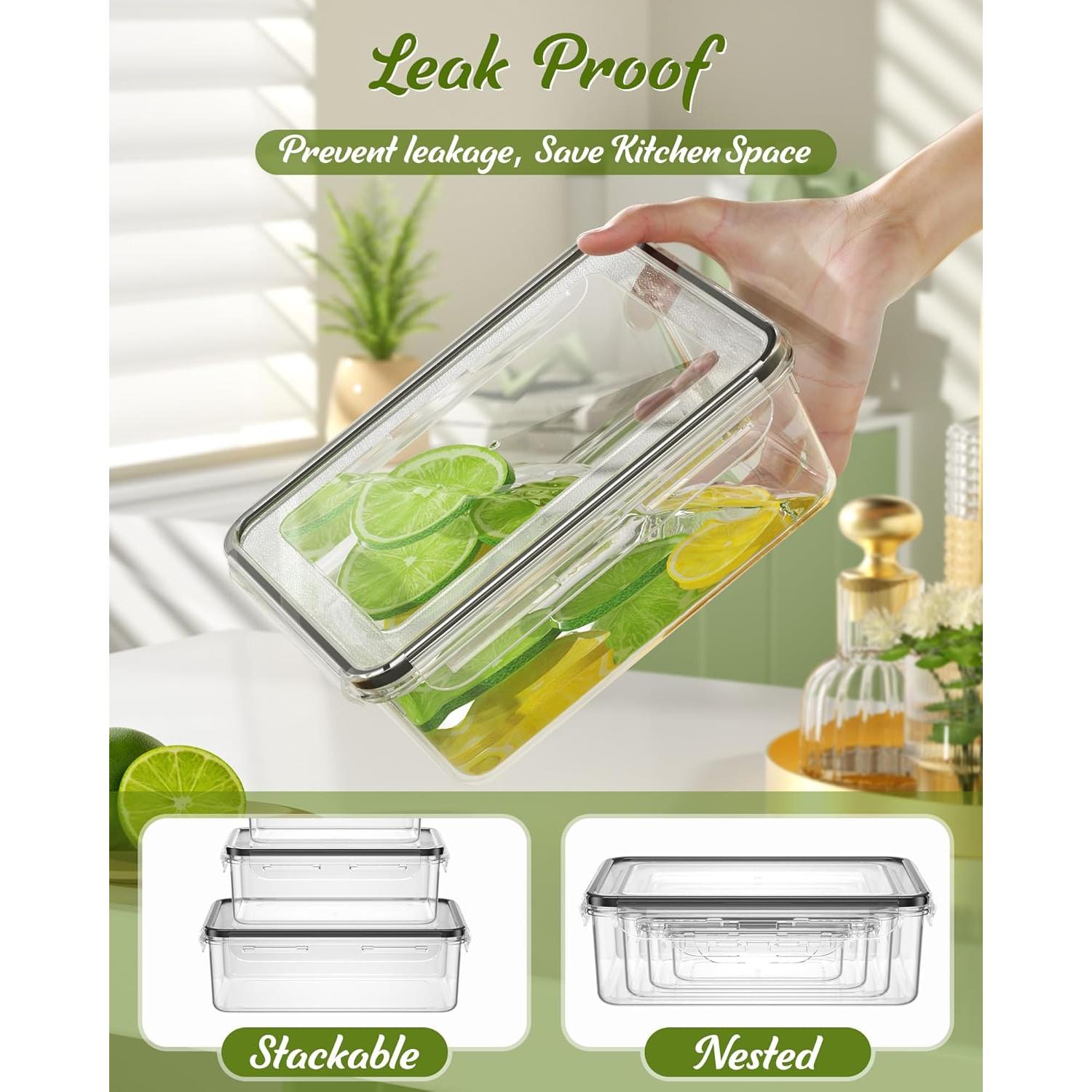 Juego de Contenedores de Alimentos Canfanni 40 Piezas Sin BPA