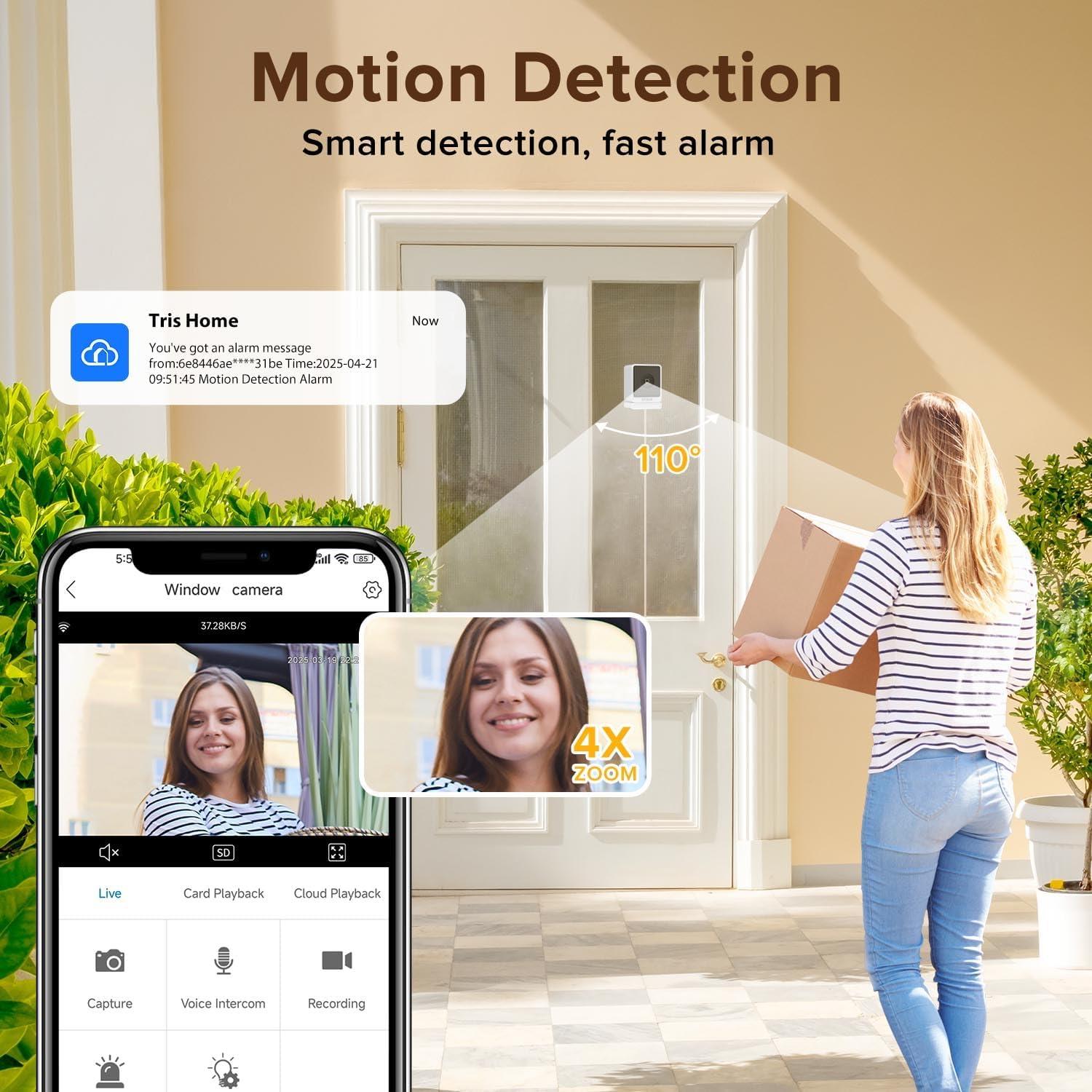 Cámara de Seguridad STSVA 3MP 2K con Visión Nocturna Color