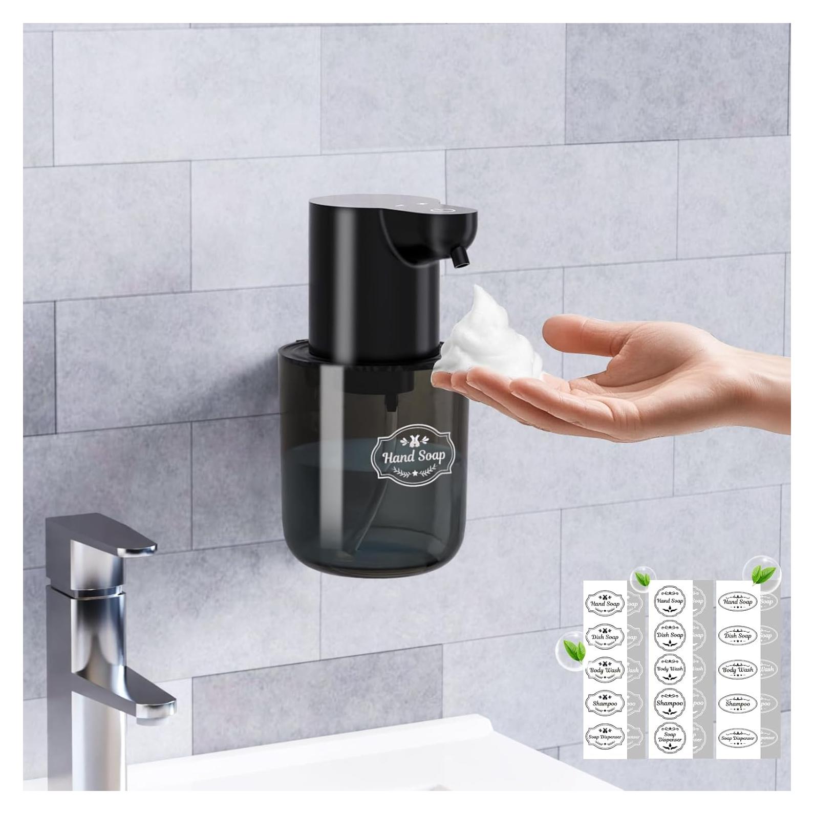 Dispensador Automático de Jabón Espumoso FFZZKJ 400ml Negro