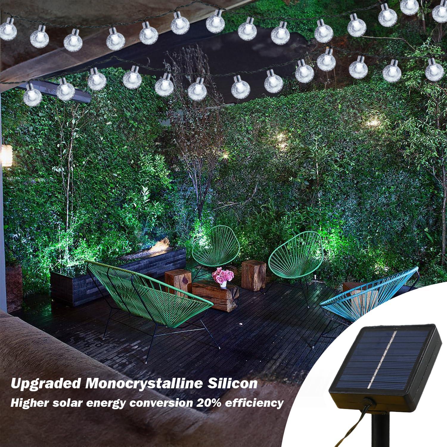 Luces Solares de Cadena USOKYO 200 LED 33.5m Exterior