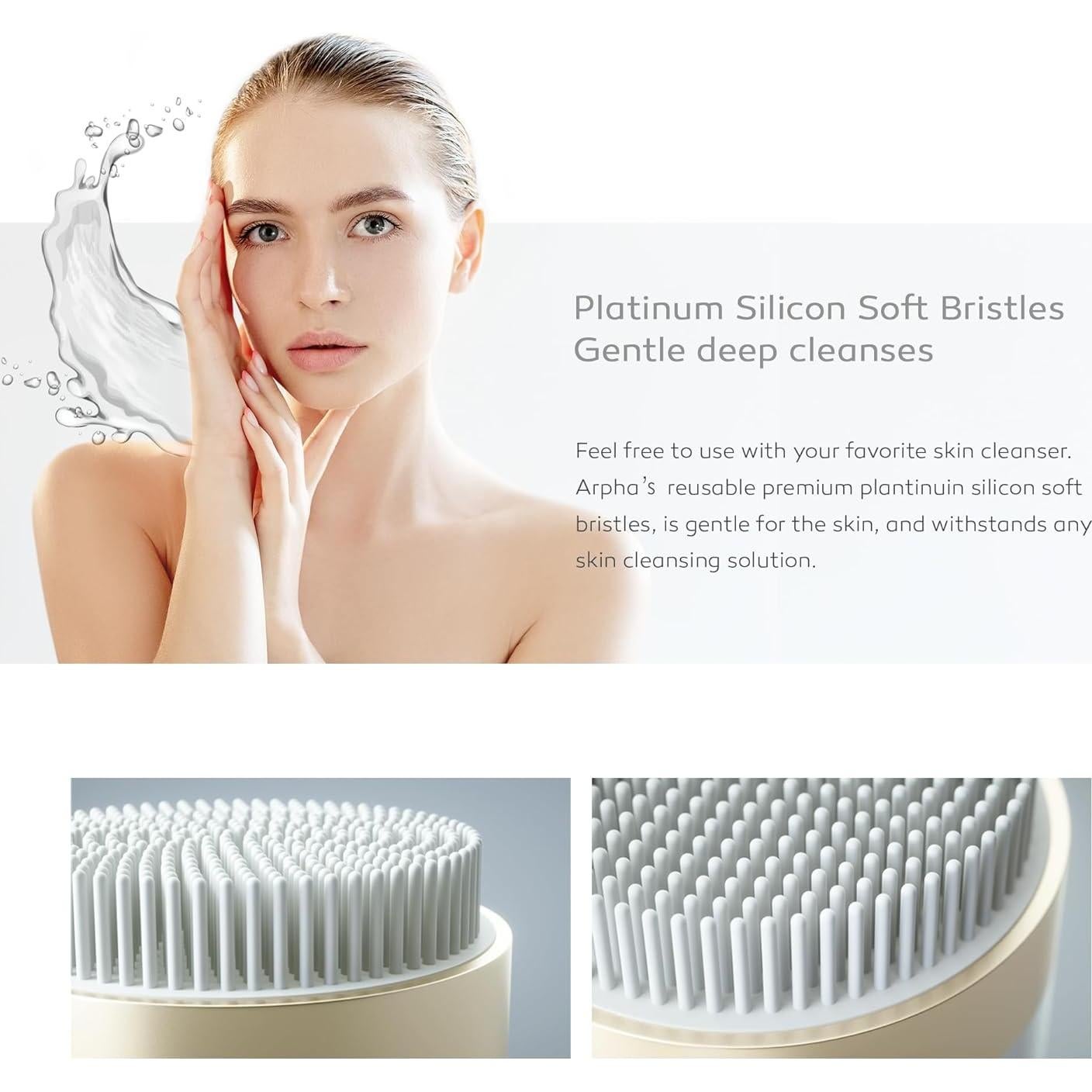 Exfoliador Facial Sónico ARPHA X1-plus Beige 135g IPX7