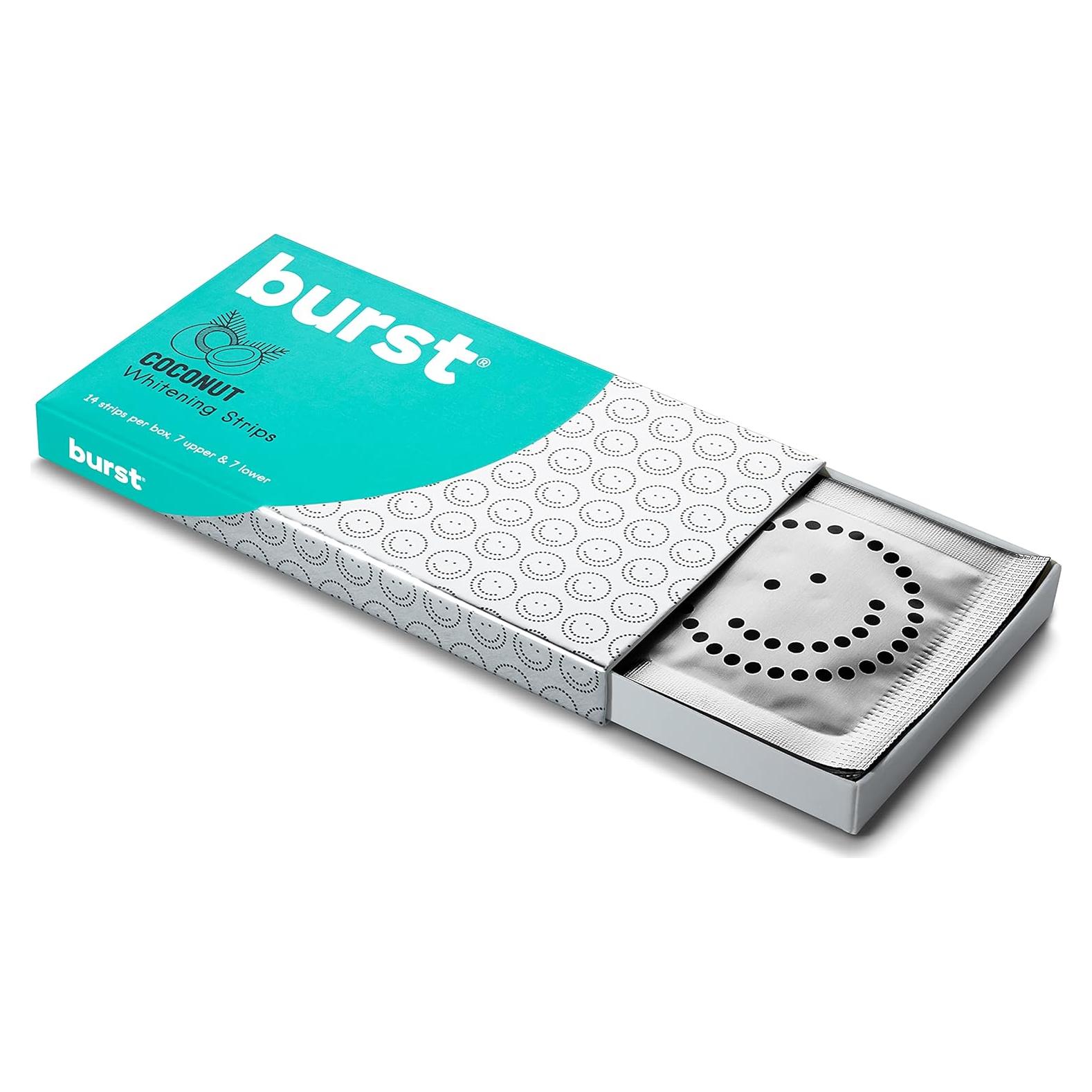 Tiras Blanqueadoras BURST con Aceite de Coco - 7 Tratamientos