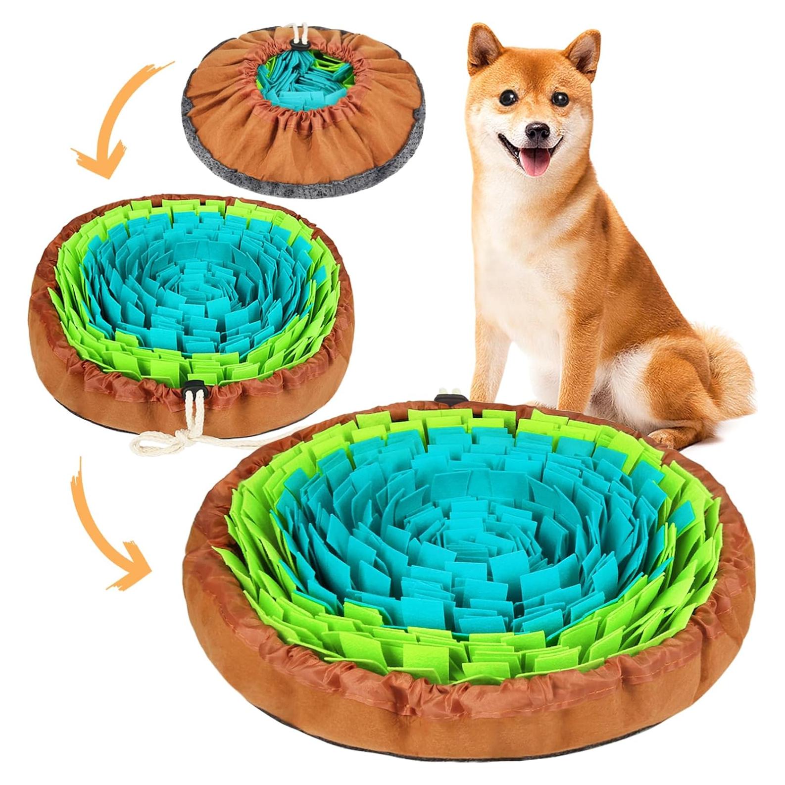 Alfombra Olfativa Ajustable Vivificante para Perros 43x43cm