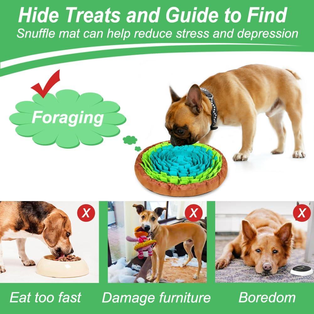 Alfombra Olfativa Ajustable Vivificante para Perros 43x43cm