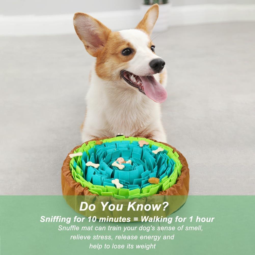 Alfombra Olfativa Ajustable Vivificante para Perros 43x43cm