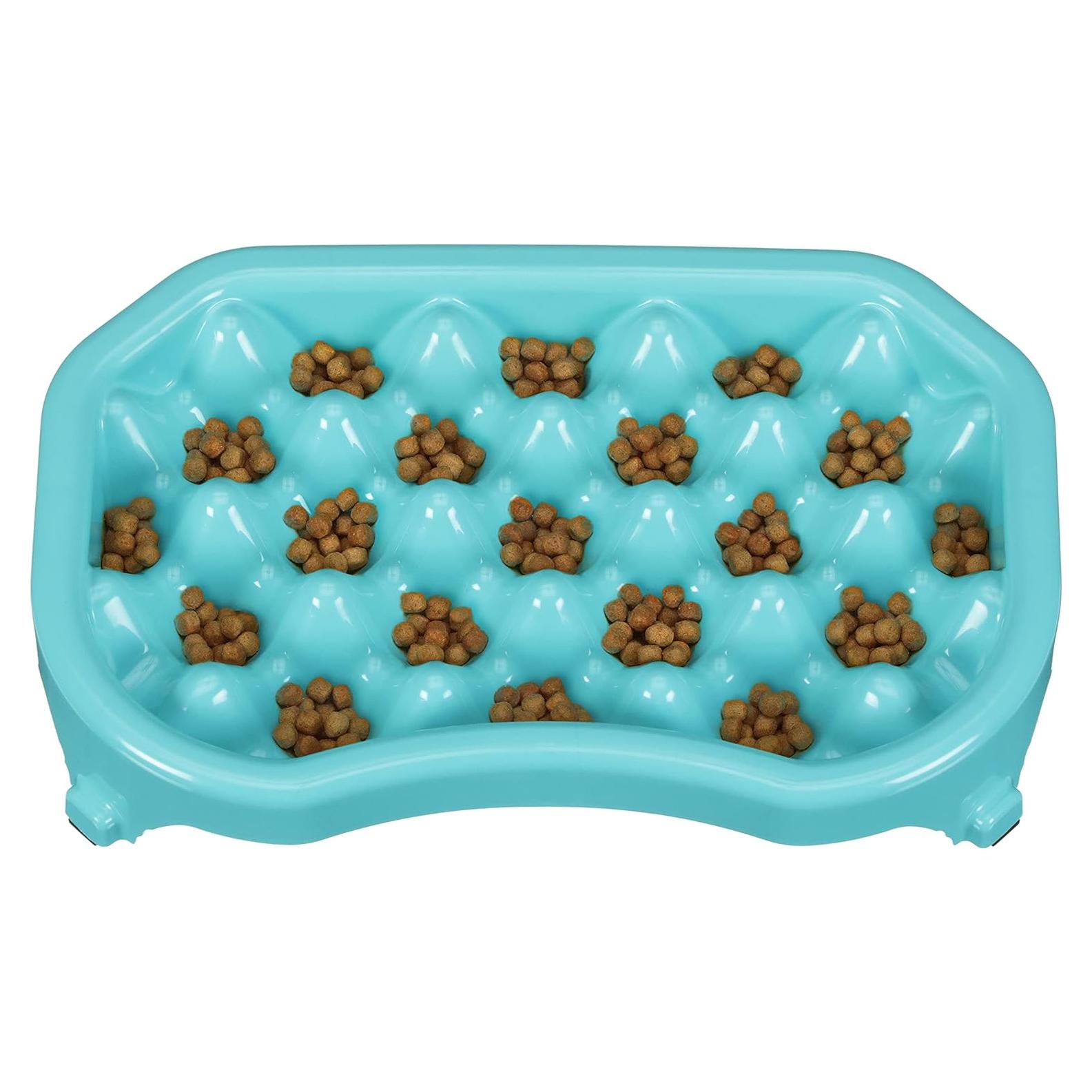 Cuenco Antideslizante Neater Slow Feeder 2.5 Tazas Aguamarina