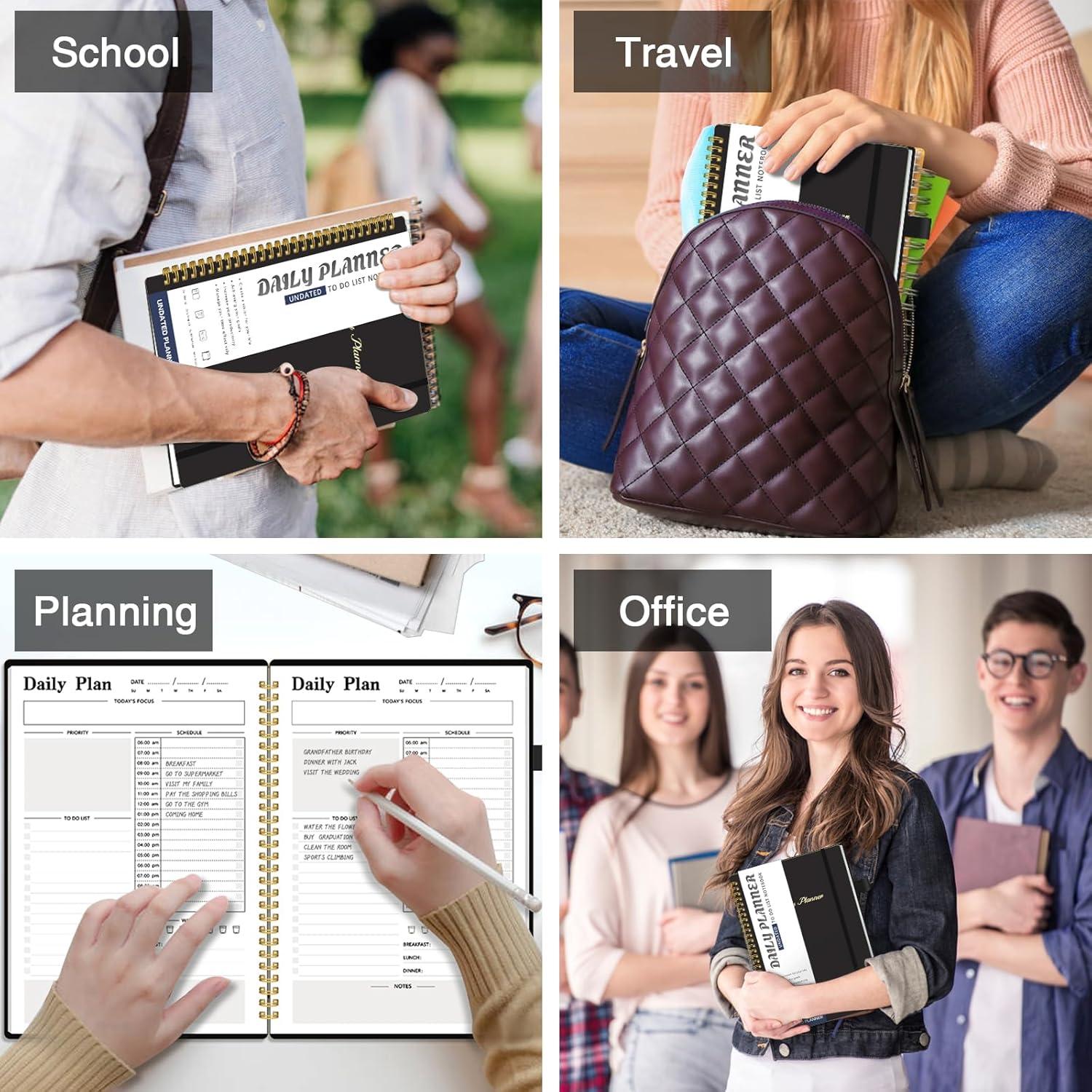 Planificador Diario Sin Fecha COLGRAM 160 Páginas 7x10"