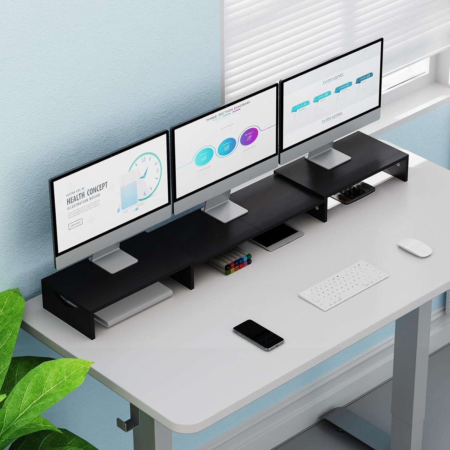 Soporte para Triple Monitor ErgoFocus Ajustable 79.5-134.4 cm