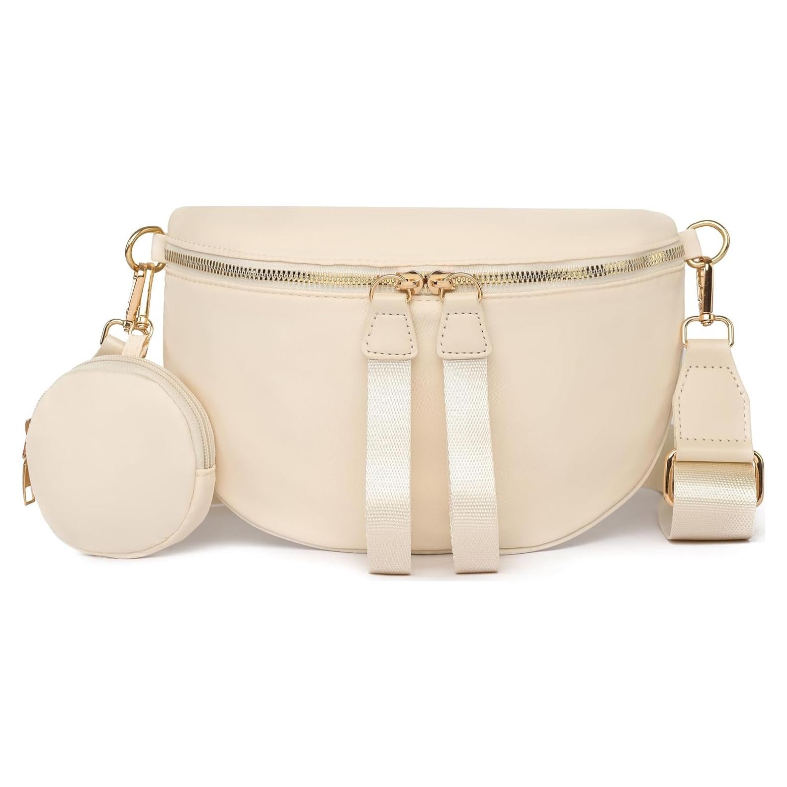 Bolso Cruzado Eslcorri para Mujeres - Cuero, 14x22x6 cm