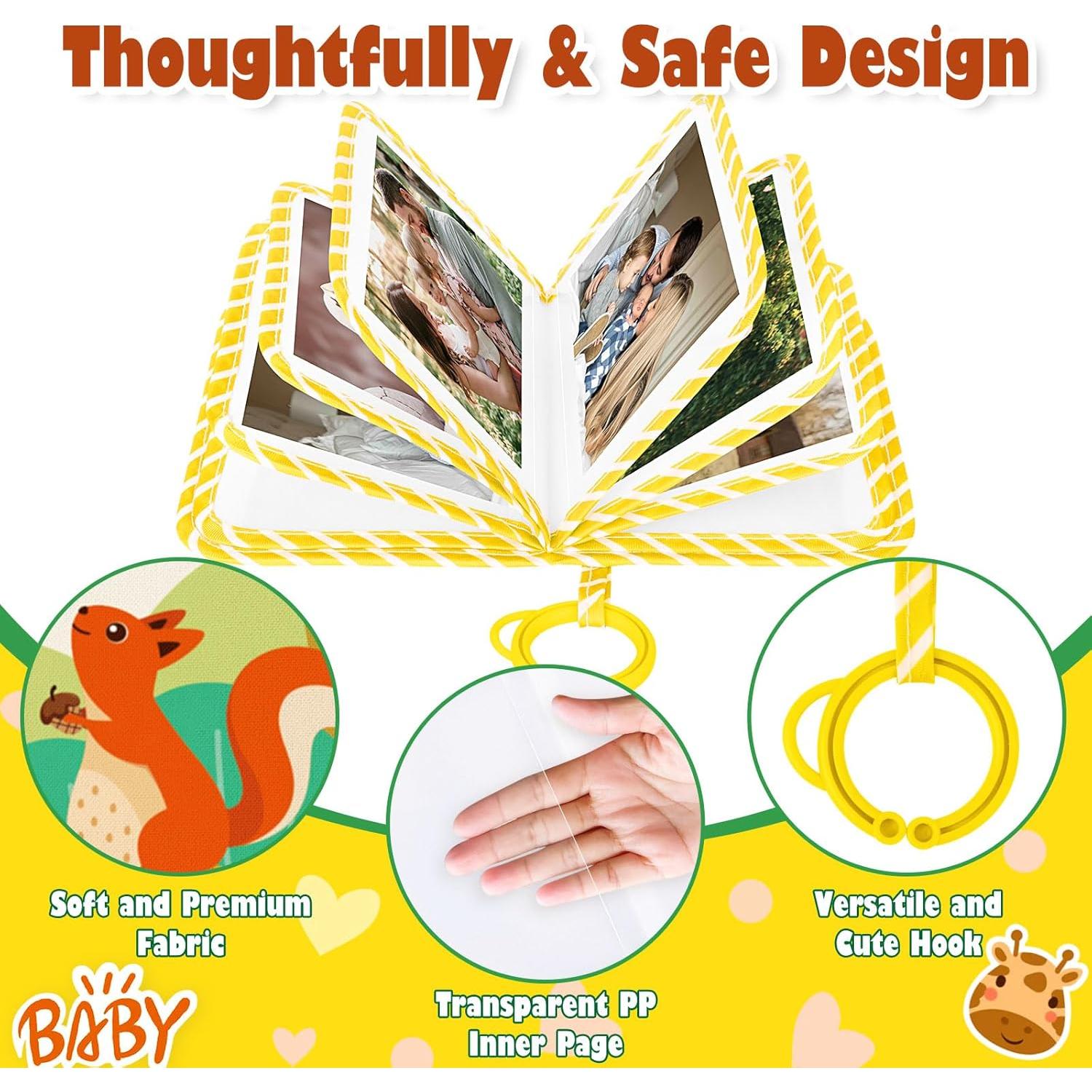 Álbum de Fotos de Bebé Mi Primer Álbum Tela Suave 17 Fotos