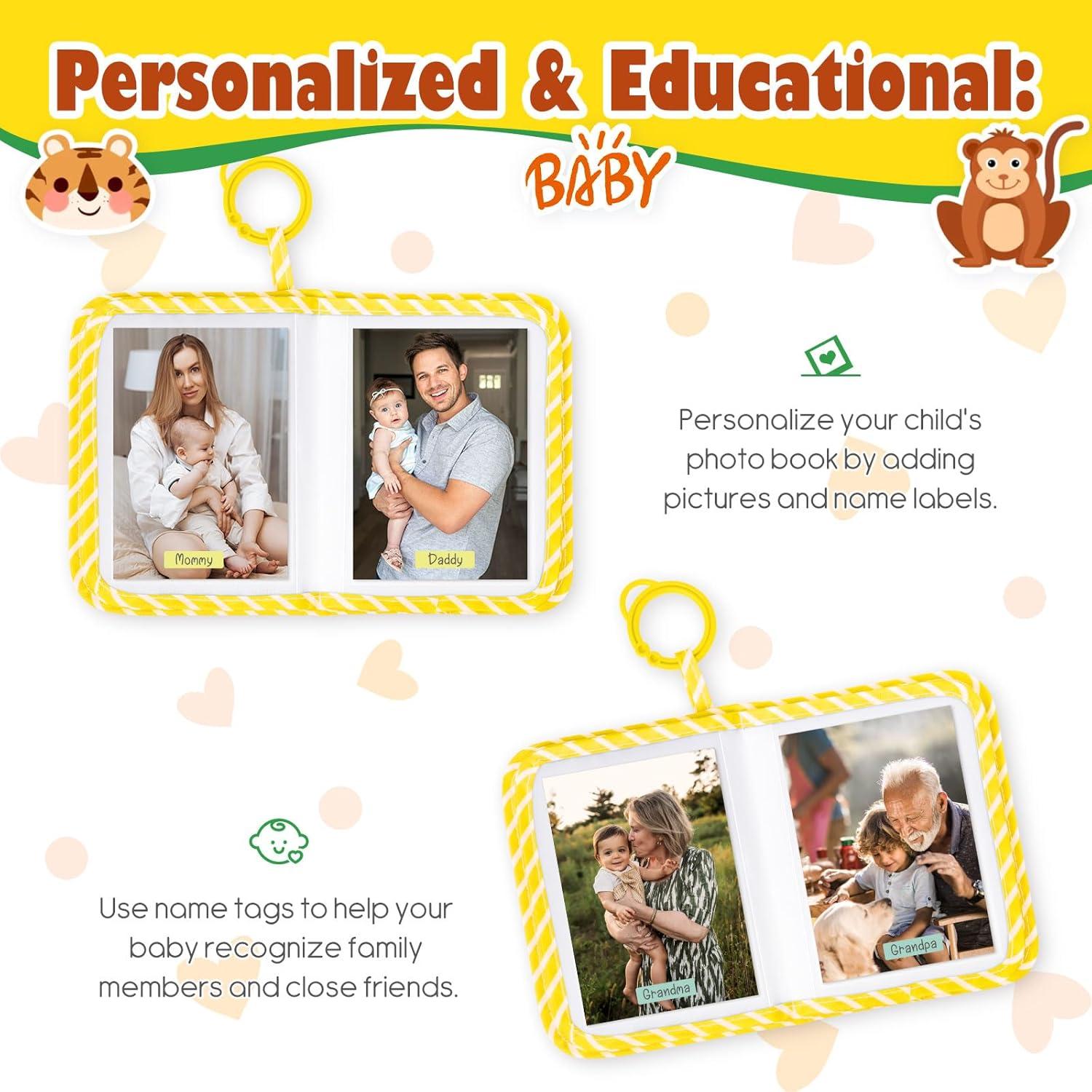 Álbum de Fotos de Bebé Mi Primer Álbum Tela Suave 17 Fotos