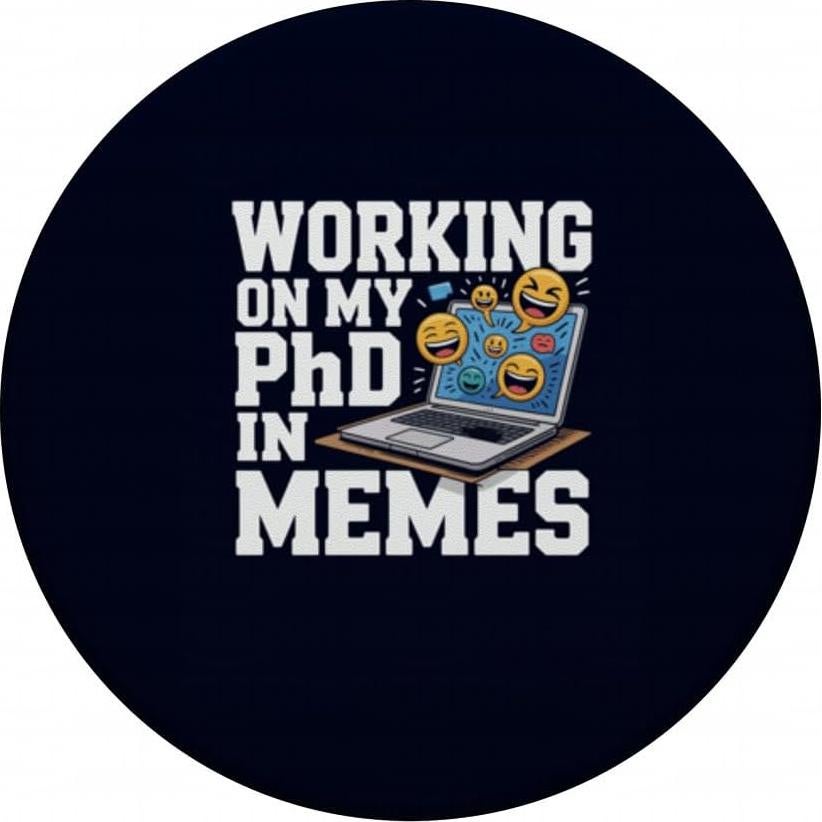 PopSockets Adhesivo PopGrip PhD en Memes Humor Sarcástico