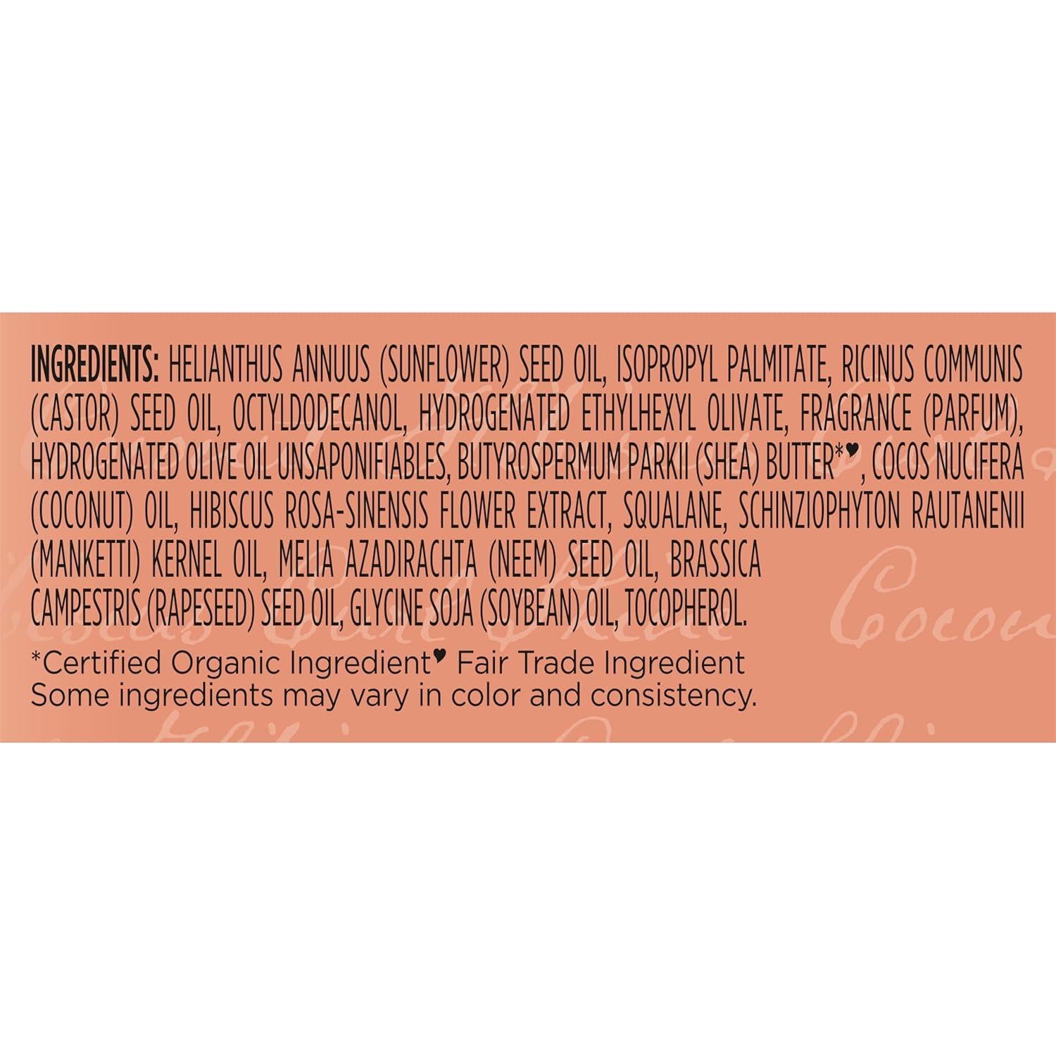 SheaMoisture Aceite Suave y Brillante Coco y Hibisco 98 ml